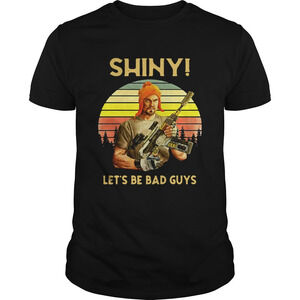 Jayne Cobb Shiny Lets Be Bad Guys Firefly Retro Shirt